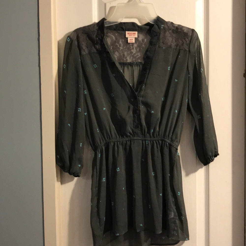 Shear dress shirt